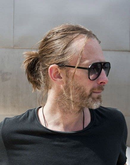 Thom Yorke ponytail